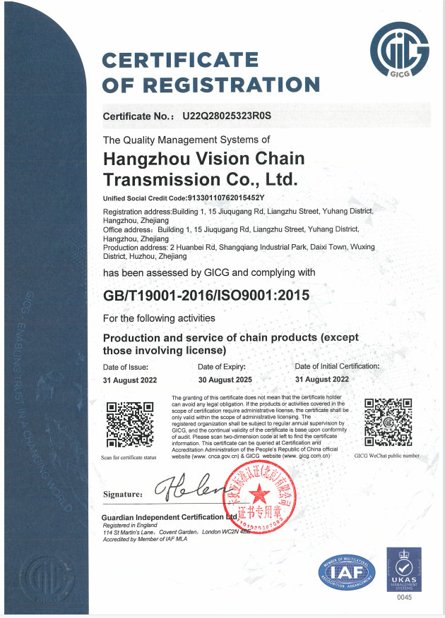 certificate transvision